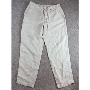 Masons Linda Summer Chino Pants Womens 46 30x25 Khaki Rivet Detail Utility Work